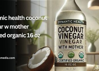 dynamic health coconut vinegar w mother certified organic 16 oz