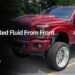 2015 F250 Red Fluid From Front Of Truck!